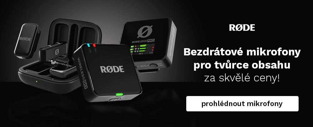 Bezdrátové mikrofony za skvělé ceny.