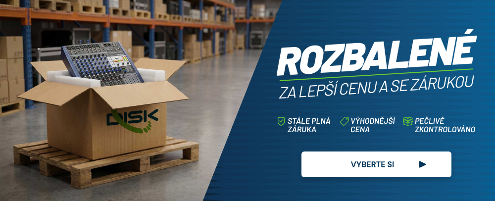 Rozbalené za lepší cenu a s plnou zárukou