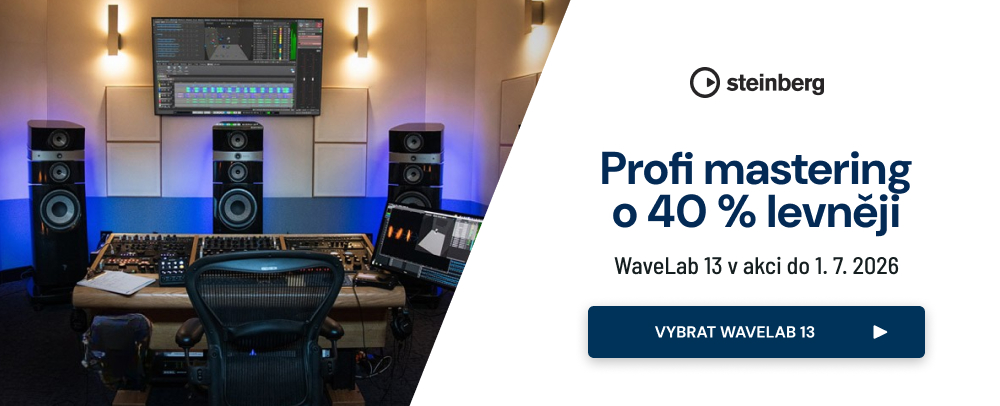 Pořiďte si plnou licenci WaveLab Pro 13 nebo Elements 13 se slevou 40 %.