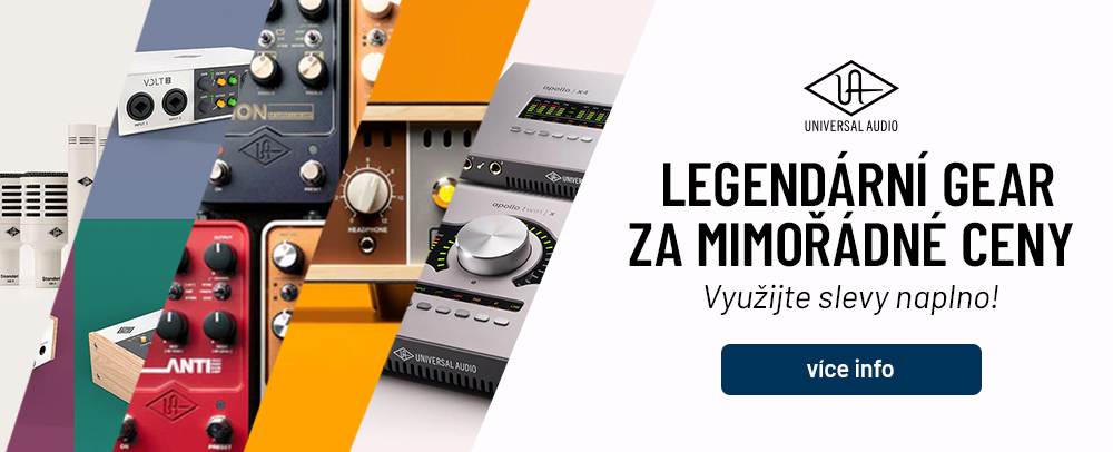 Universal Audio: Legendární gear za mimořádné ceny – Využijte slevy naplno!