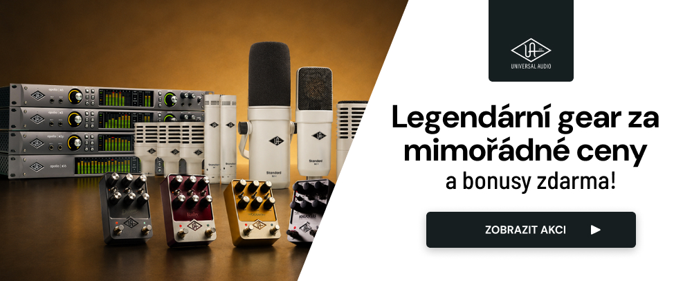 Universal Audio: Legendární gear za mimořádné ceny a bonusy zdarma!