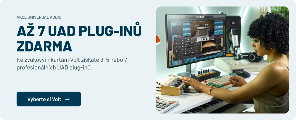 Universal Audio: Plug‑iny zdarma ke zvukovkám Volt