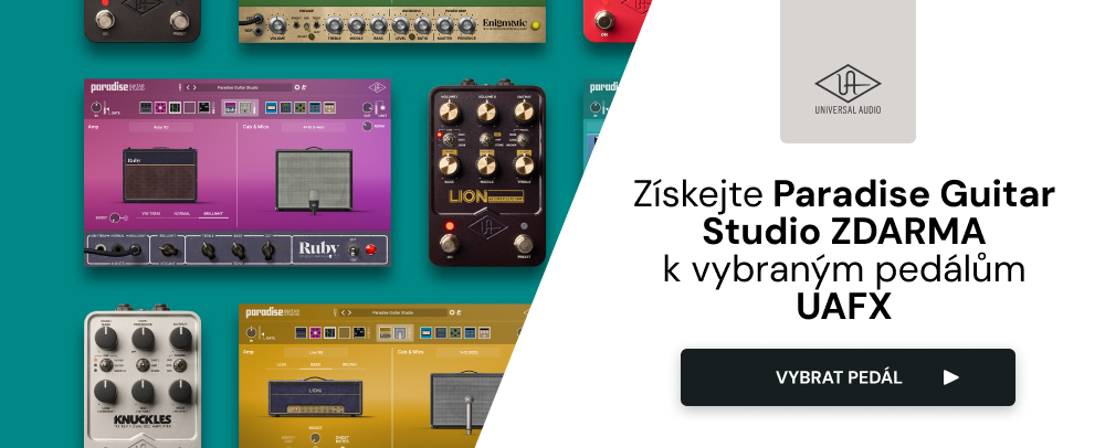 Universal Audio: UAFX + Paradise Guitar Studio zdarma