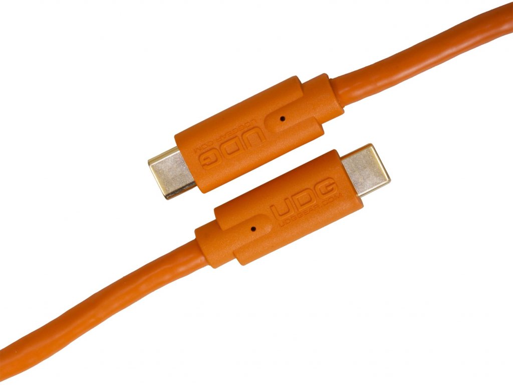 UDG Gear Ultimate Audio Cable USB 3.2 C-C Orange Straight 1,5m |  shop.disk.cz