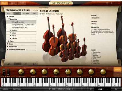 IK Multimedia Miroslav Philharmonik 2 (el. licence)