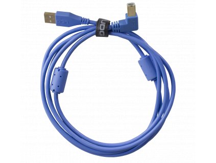 UDG Gear Ultimate Audio Cable USB 2.0 A-B Blue Angled 1m
