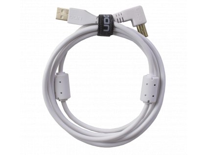 UDG Gear Ultimate Audio Cable USB 2.0 A-B White Angled 1m