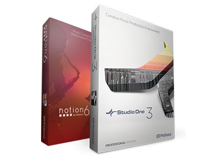 PreSonus Notion 6 + Studio One Professional 3 (el. licence)
