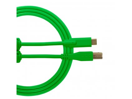 UDG Gear Ultimate Audio Cable USB 2.0 C-B Green Straight 1,5m