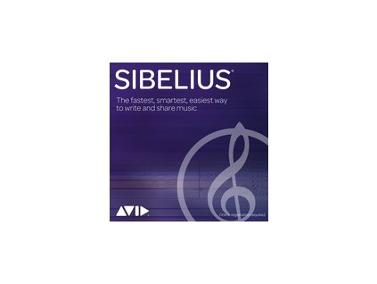 Avid Sibelius  Artist, trvalá licence (el. licence)