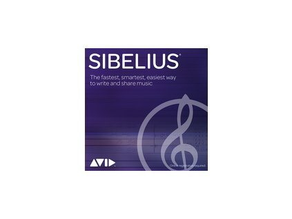 Avid Sibelius -  Artist, obnova UD plánu na jeden rok (el. licence)