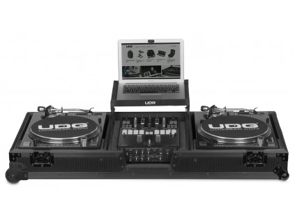 UDG Gear Ultimate Flight Case Set Multi Format Turntable Battle & 10”/12” Mixer  Black  Plus