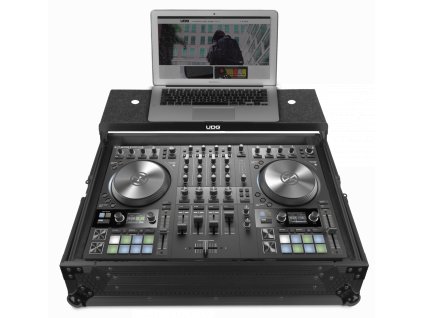 UDG Gear Ultimate Flight Case NI Kontrol S4 MK3 Black Plus (Laptop shelf)