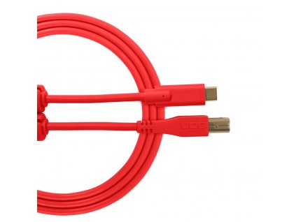 UDG Gear Ultimate Audio Cable USB 2.0 C-B Red Straight 1,5m
