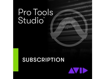 Avid Pro Tools Studio 1-Year Subscription (el. licence)