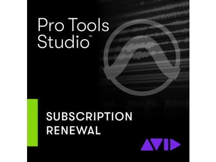 Avid Pro Tools Studio 1-Year Subscription Renewal (el. licence)