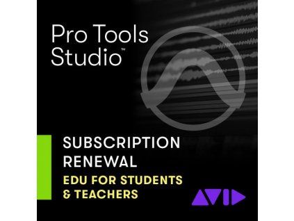 Avid Pro Tools Studio 1-Year Subscription Renewal - EDU