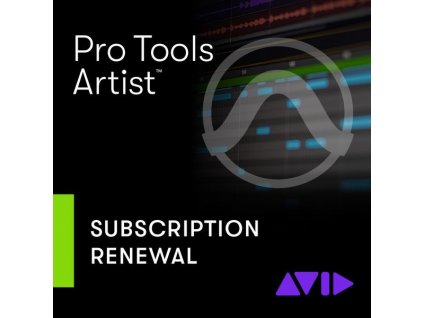 Avid Pro Tools Artist 1-Year Subscription Renewal (el. licence)