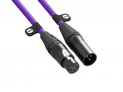 MROD7886 XLR Cable 3m purple 01