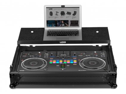 NUDG849 UDG Ultimate Flight Case Pioneer DDJ REV5 Blk Plus (L) 01