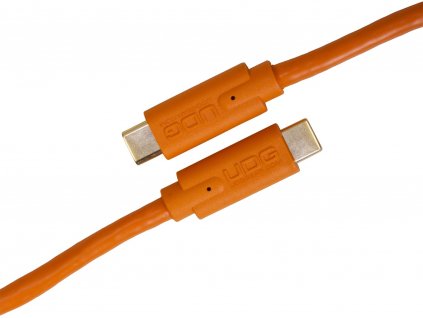 NUDG953 UDG Ultimate Audio Cable USB 3.2 C C Orange Straight 1,5m 01