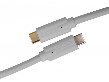 NUDG955 UDG Ultimate Audio Cable USB 3.2 C C White Straight 1,5m 01