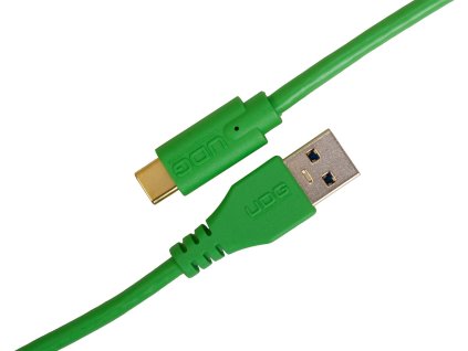 NUDG886 UDG Ultimate Audio Cable USB 3.0 C A Green Straight 1,5m 03