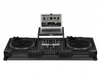 NUDG7130 Ultimate Flight Case Set Pioneer PLX CRSS12 & 10 12 Mixer Blk Plus (L&W) 01