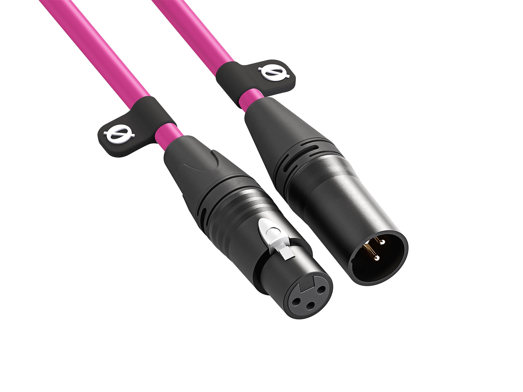XLR CABLE-3m pink