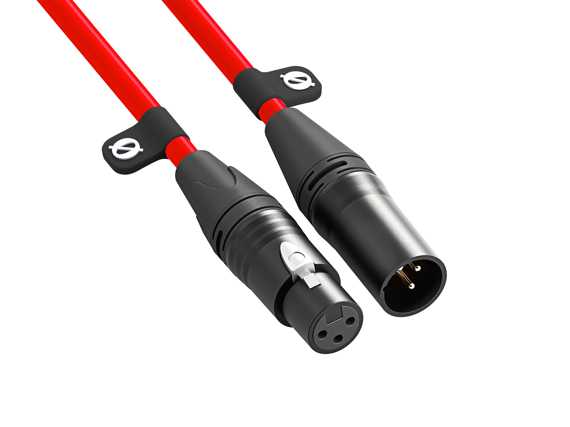 XLR CABLE-3m red