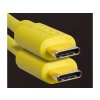 NUDG956 UDG Ultimate Audio Cable USB 3.2 C C Yellow Straight 1,5m 13