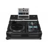 NUDG7131 Ultimate Flight Case Single Turntable Battle PLX CRSS12 & 10 12 Mixer Black Plus (L,T&W) 01