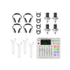 BUND167 Four person podcasting bundle White 01BUND167 Four person podcasting bundle White 01