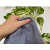 Pytlík třeba chleba mašle 47x35 -  100 % přírodní len