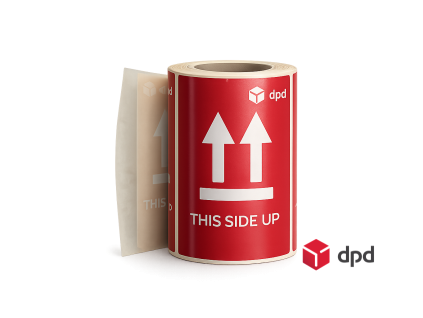 Výstražná nálepka THIS SIDE UP Neklopiť