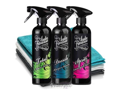 Auto Finesse Trio Interior Kit - sada autokosmetiky pro čištění a impregnaci interiéru