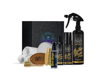 Bad Boys Leather Car Set Strong Premium - Sada na čištění a impregnaci kůže