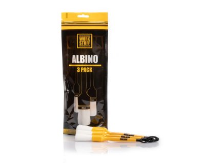 Work Stuff Brush Albino 3-pack sada jemných detailingových štětců