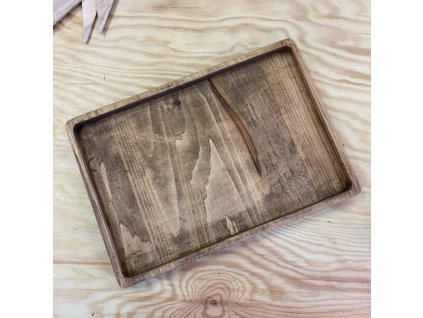 dekorativni podtac 33x23cm mekke drevo