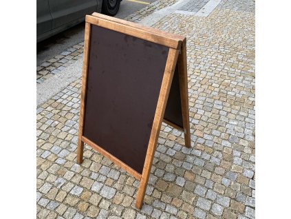 Reklamní stojka na popis tekutou křídou 70x50cm