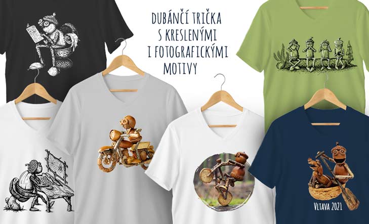 Trička s dubánčími motivy