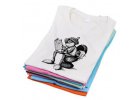 T-shirts with cartoon motifs