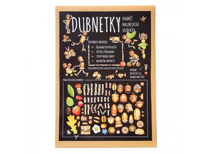 Dubnetky – mag(net)ic acorn elves puzzle, DIY kit