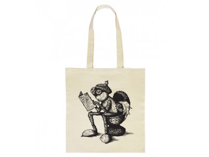 Light bag with Acorn elf illustration