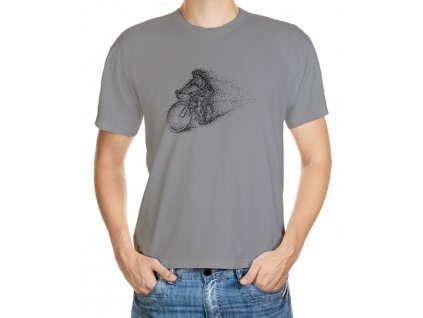 T-shirt with a cyclist