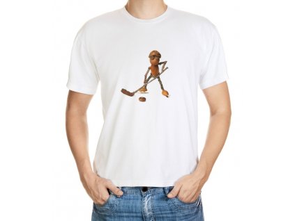 T-shirt with a Acorn elf hockey player - motif 094