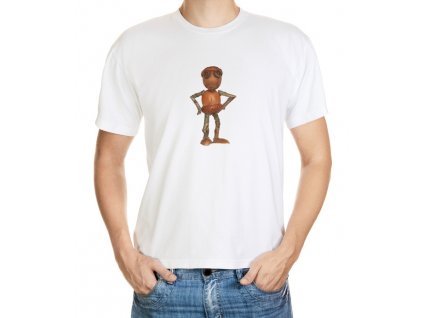 T-shirt with a small Acorn elf