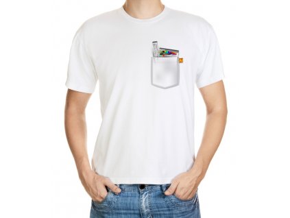 T-shirt with Illustrator in the pocket - motif 028