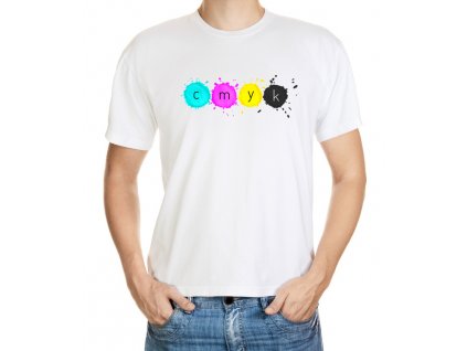 CMYK t-shirt for graphic designers - motif 017