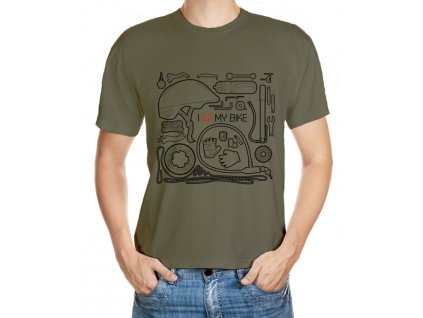 I love my bike (černá verze) - motiv 011
